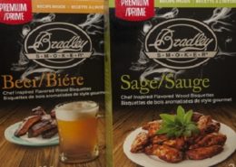 announcing beer and sage wood bisquettes from bradley smoker